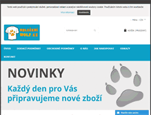 Tablet Screenshot of obleceniwolf.cz